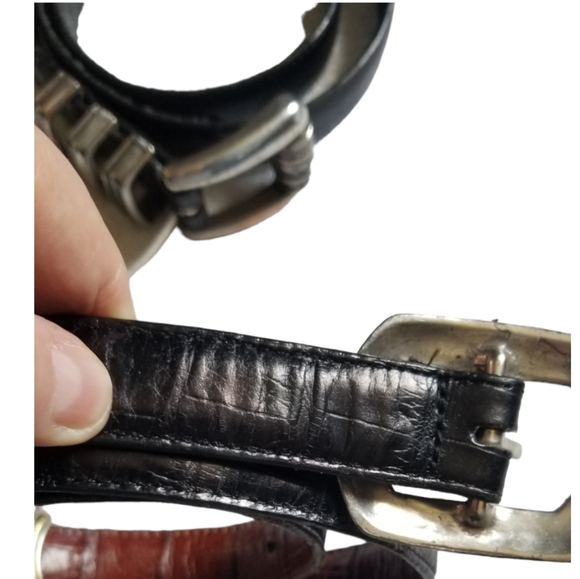 Brighton leather belt, Set of 2 belts- one genuine Brighton, one Brighton style. - Picture 4 of 14